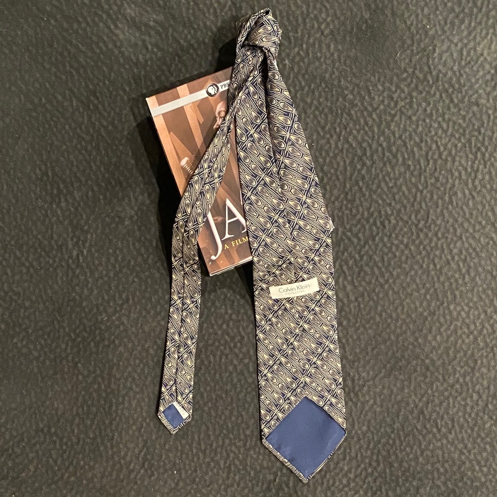 Calvin Klein Collection Vintage Silk Woven Necktie